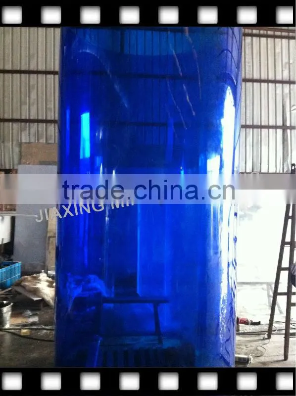 acrylic cylindrical aquarium