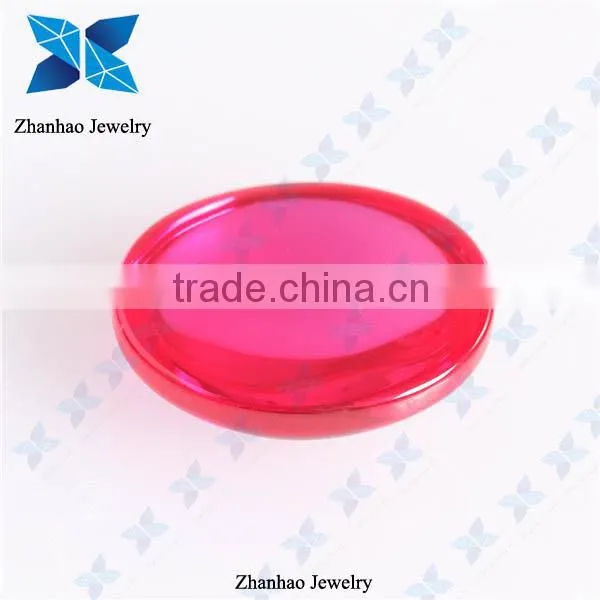 Factory price raw pink ruby rough cabochon stone