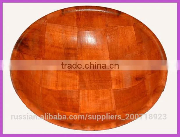 Olive wood made,Brown salad bowl,Wooden bowl