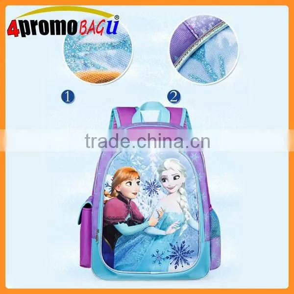 Quanzhou factory school backpack frozen school bag wholesale