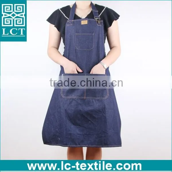 Australian urban stylish 100% cotton denim hairdressers barber aprons