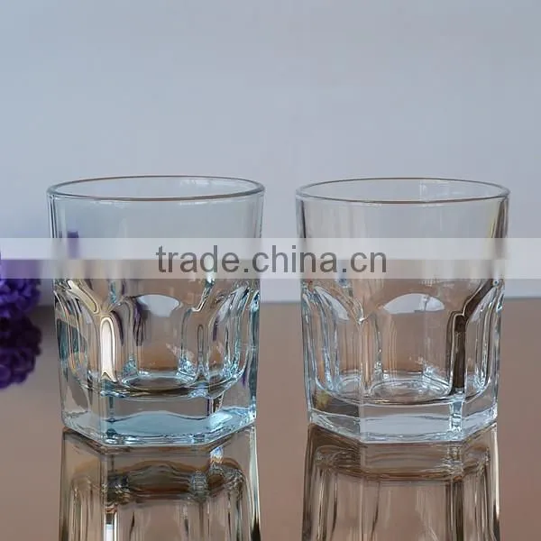 Long term supply whiskey glass cup with round mouth