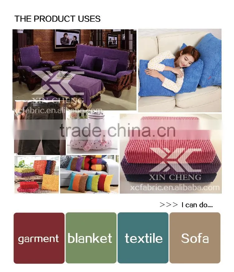 Pinwale corduroy fabric/ultra-fine corduroy fabric for pants
