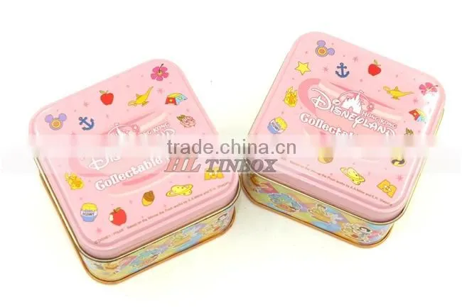 Custom Printing Metal Square Small Tin Box