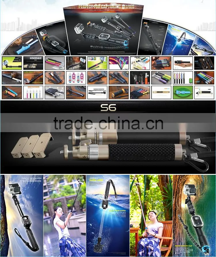 stainless steel with rubber grip tongsis mobile phone monopod