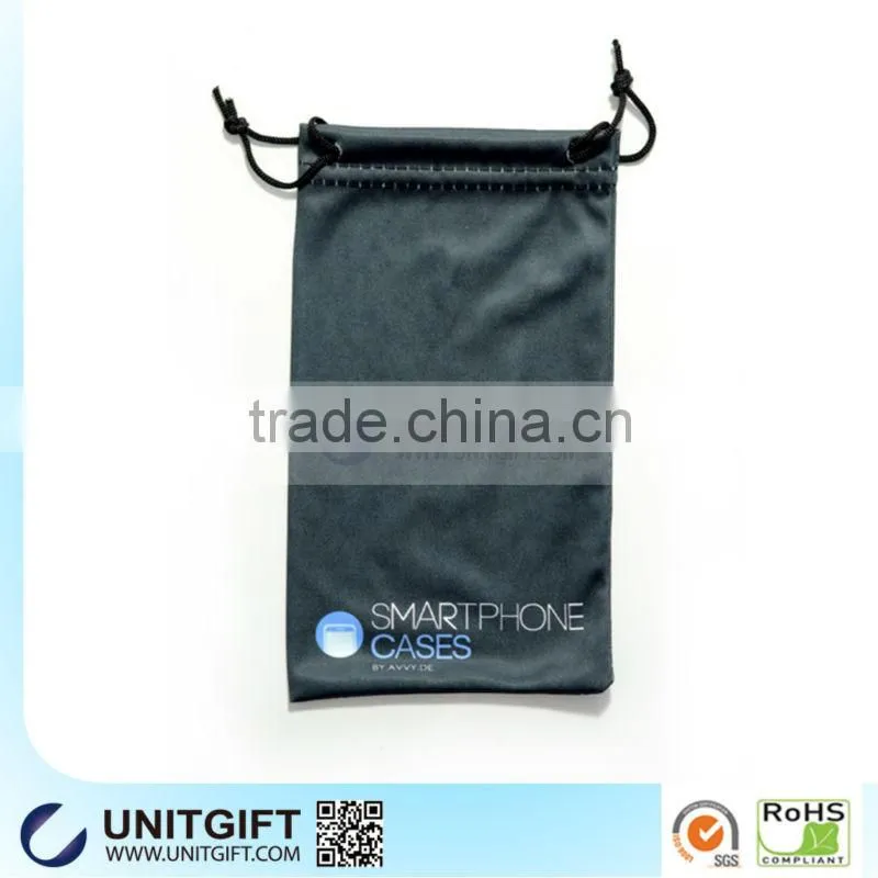 First class microfiber custom cell phone pouch gps tracking wristband