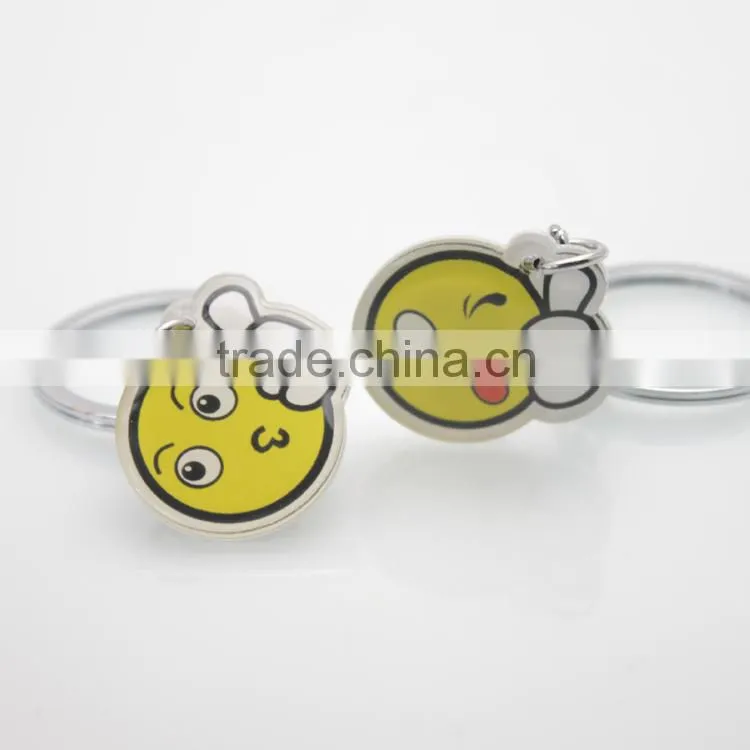 Custom cheap acrylic keychains plastic charm