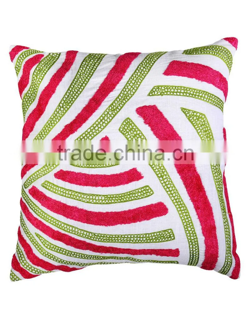 Manufacturers Cushion Cover Geometric Patterns Style Cotton Linen Pillow Cushion Cover Textile Wholesale Rajrang