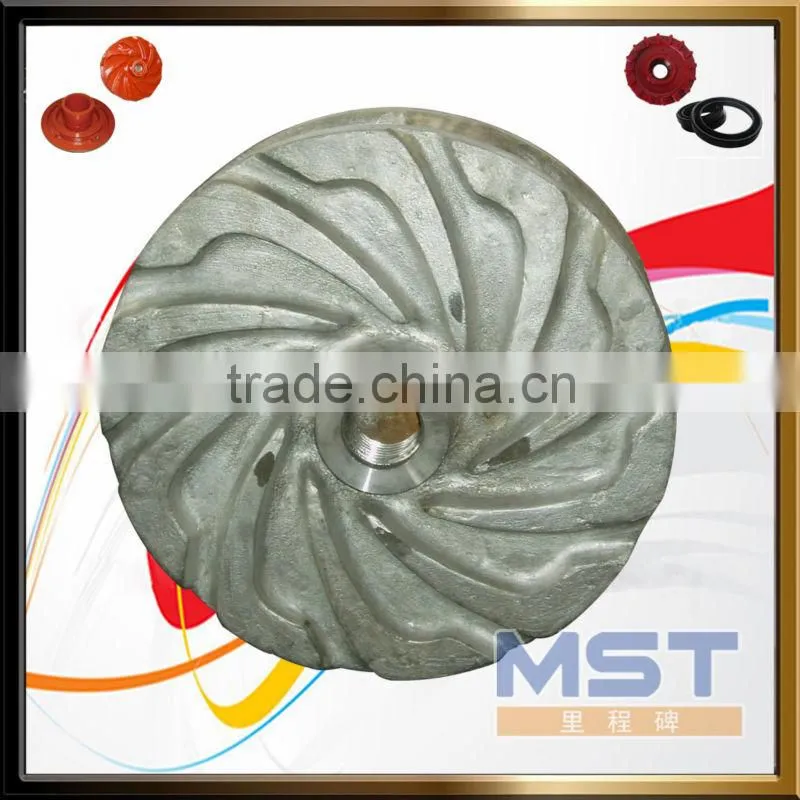 replaceable rubber liner impeller
