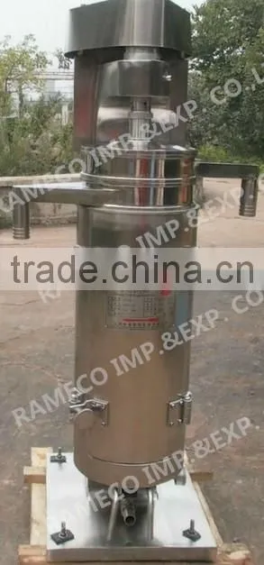 Tubular High speed centrifuge separator