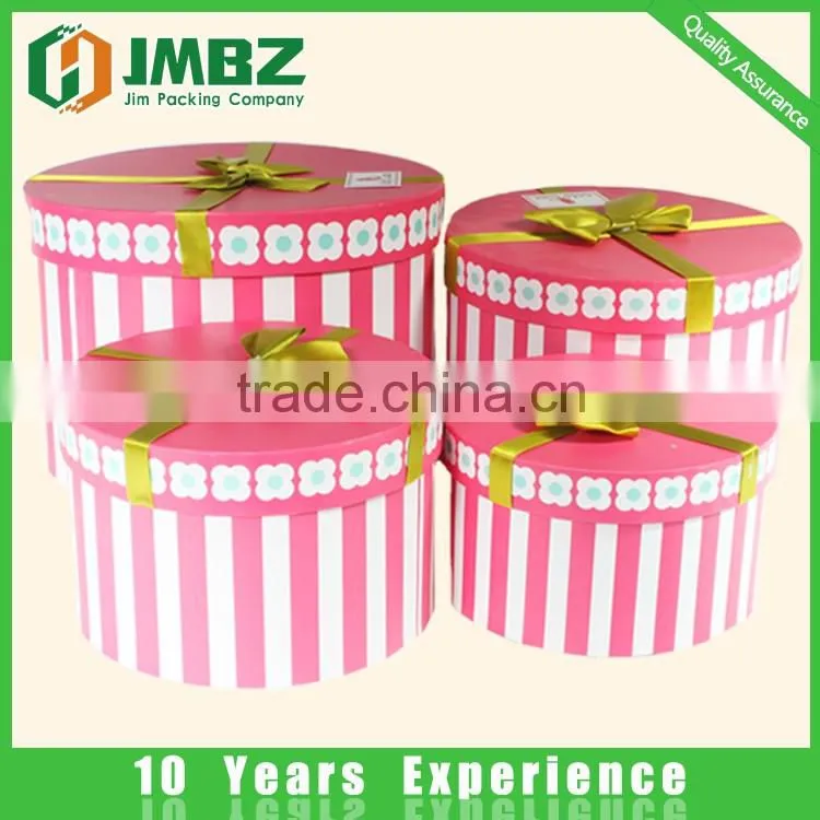 Hot Sale cardboard round box round hat box wholesale