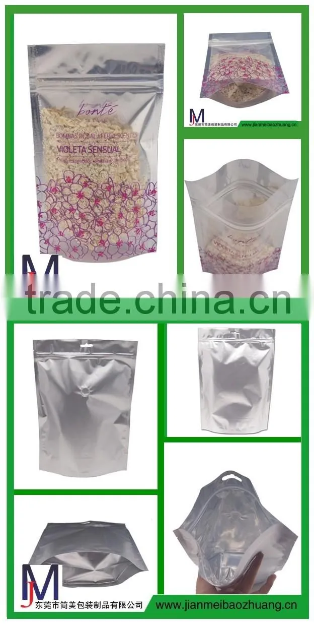 Health Food Aluminum Foil Packaging Bags/Stand up Pouch with zipper for food