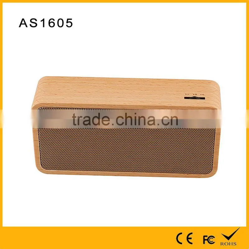 New natural hand-made wireless speaker wood material for iphone ipad