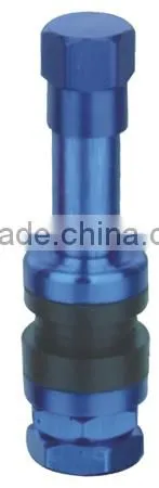 V5 Blue Color Aluminum Alloy Metal Tubeless Screw-on Tire Valve