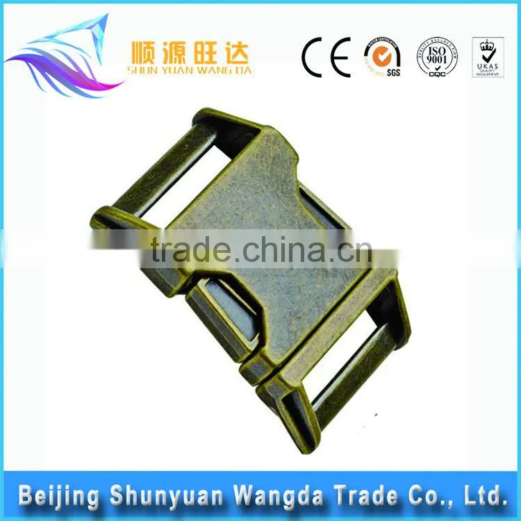 Alibaba top supplier bags metal buckle,metal side release buckle