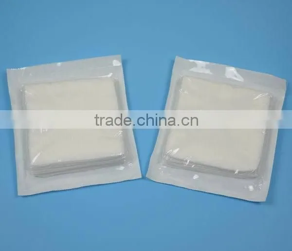 medical surgical absorbent gazue swab with 7.5*7.5