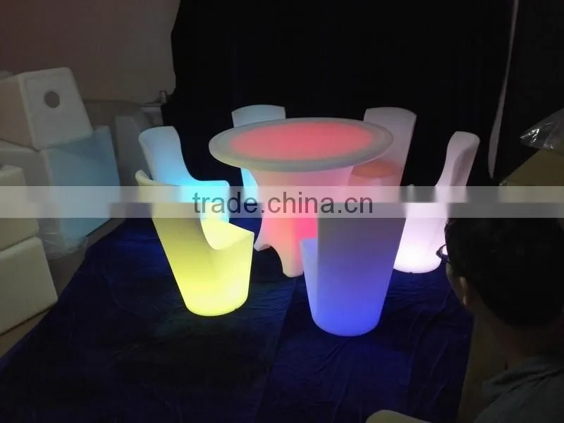 Led dinning table large diameter 1.1m with a lots seats room
