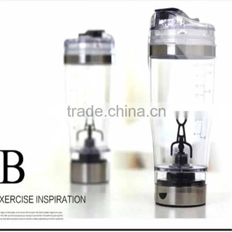 18oz/20oz leakproof Protein powder shake bottle with cap Electric Portable Mixer Bottle
