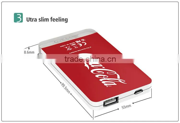 OEM Led light power bank 2200mah/2500mah
