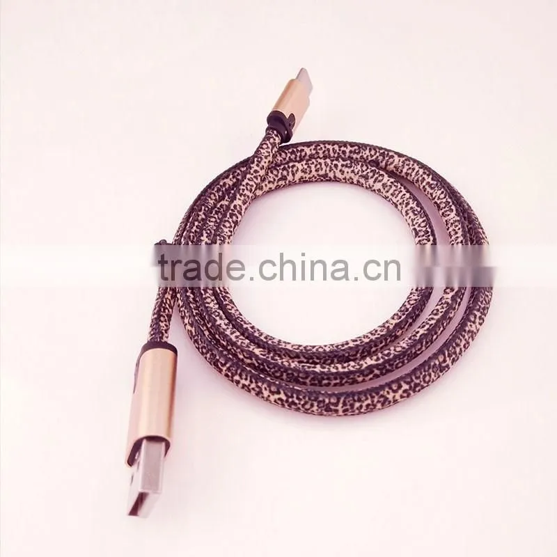 High Speed colorful fashion Type-c to usb Optical led Cable for mobile phone