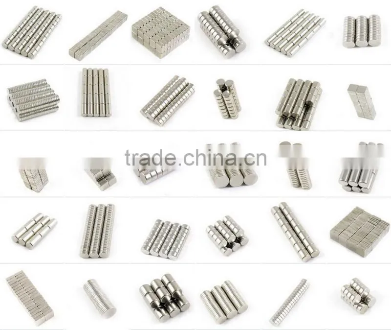 Strong disc neodymium magnets ndfeb magnet material with customized sizes