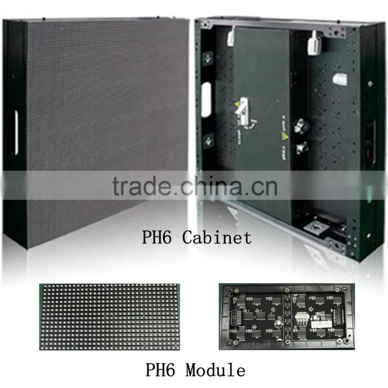 P6 smd indoor rental led display