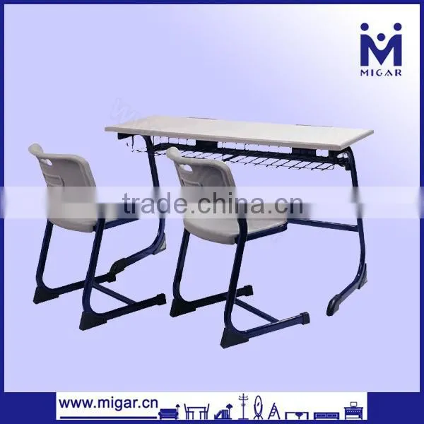cheap simple hot sale school table and chair set 1 person MG-0201