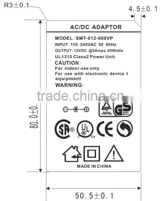 ac dc Laptop Adapter 12V AC DC 3A 4A 5A 10A Power Adapter