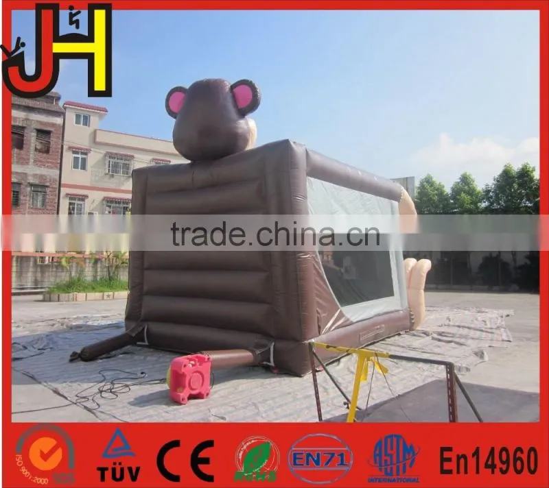 Outdoor toys inflatable monkey bouncer, infatable mini size bouncer for children