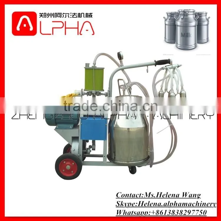 Hand operated milking machine/vacuum pump milking machine/portable milking machine FOR SALE