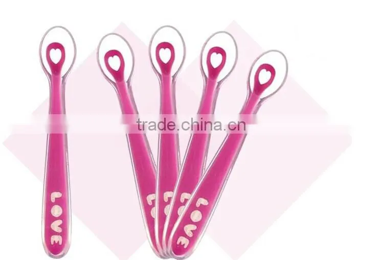 hot sell food grade silicone baby spoon