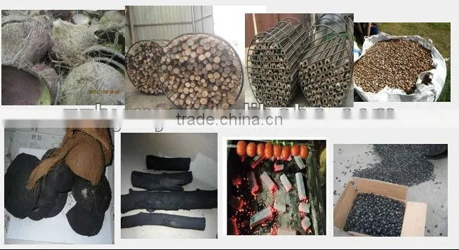 BBQ charcoal making furnace
