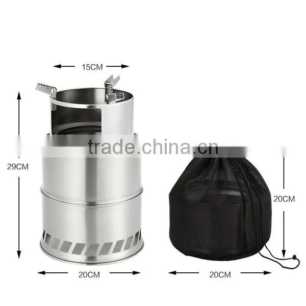 Field New Portable Detachable Charcoal BBQ Barbecue Grill for outdoor camping