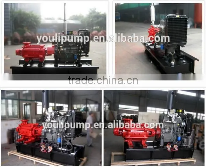 Horizontal multistage centrifugal pumps