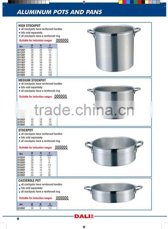 Commercial Stainless Steel Stockpot For Restaurant And Hotel