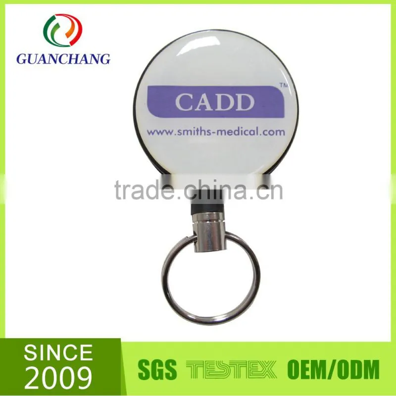 factory custom fashion retractable id card badge holder