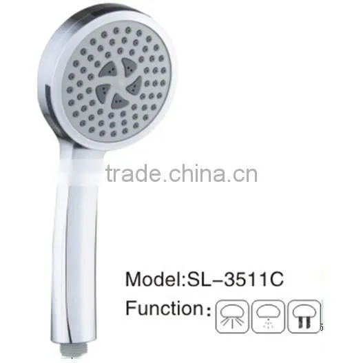 Chrome Plated Rainfull Portable Hand Shower Head for Shower Bath