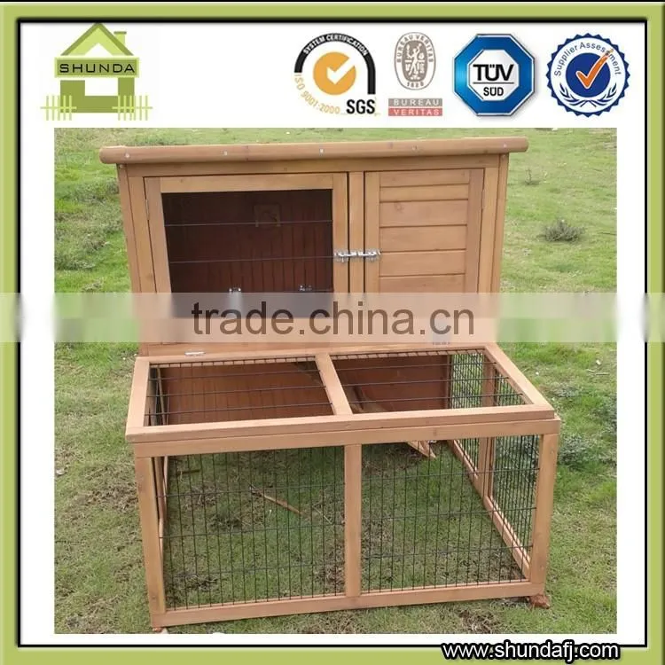 Fir Wood Outdoor Unique Rabbit Cages