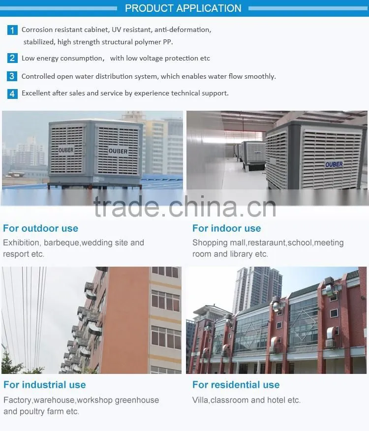 Hot sale evaporative air cooling fan/evaporative air conditioner
