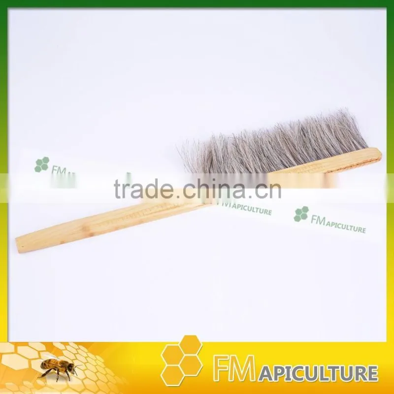 3 rows bee brusher fiber bursher with wood handel; hotsale bee brusher ,