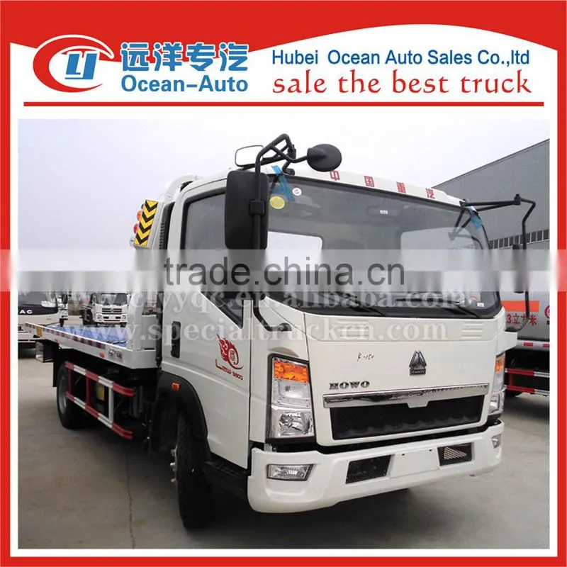 SINOTRUK HOWO 4TON 4X2 heavy duty tow truck for sale