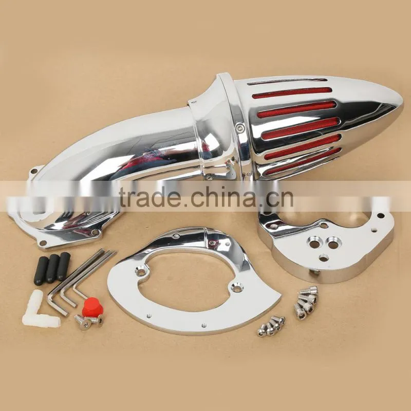 Aluminum Air Cleaner Kits intake filter For Kawasaki Vulcan VN 1500 1600 00-12