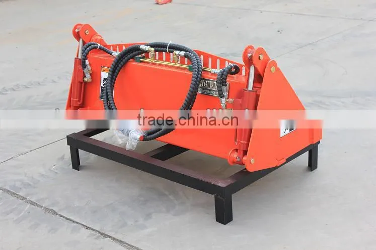 mini skid loader attachments 4 in 1 bucket