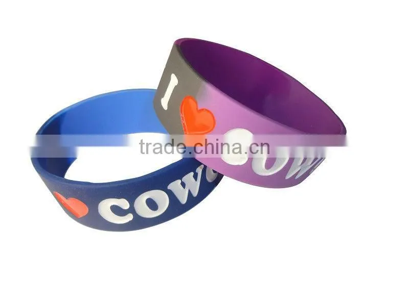Flexible star bracelets wholesale silicone rubber bracelets with charms all kinds of bracelet