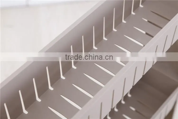 Multi-purpose Removable 4-layer Plastic Bathroom Shelf Crevice Gap Commodity Shelf