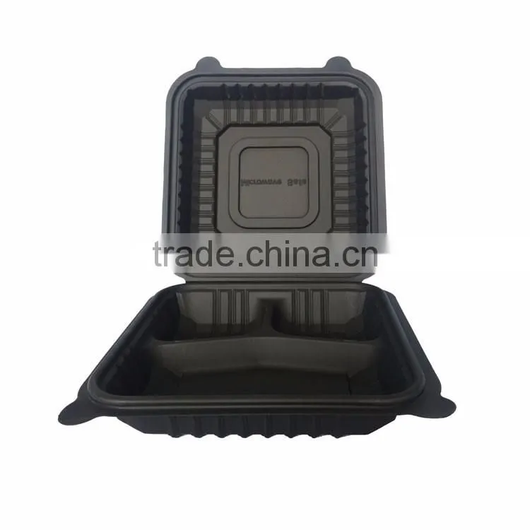 Biodegradable corn starch food container