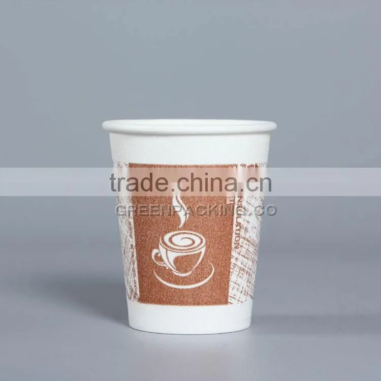 Perfect touch insulated paper cups 9oz