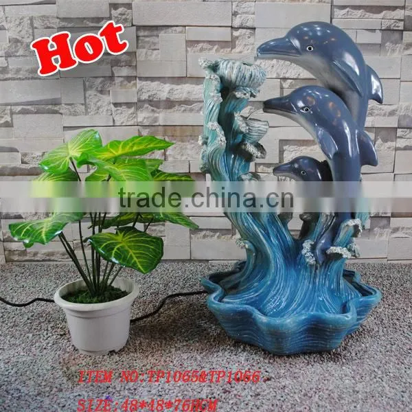 European Style Angle Air Humidifier Resin Water Fountain, Table Top Water Feature