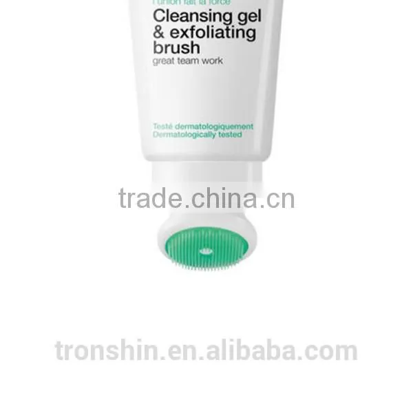 factory supply custom face care comestic silicone exfoliating face brush