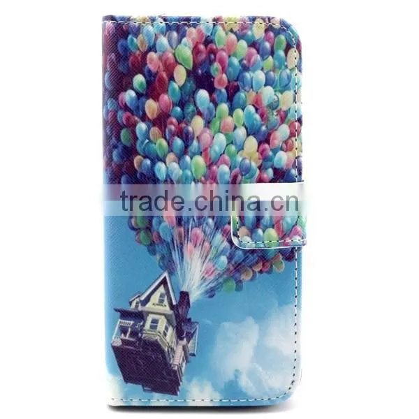 Hot selling cartoon design flip leather case for iphone 6